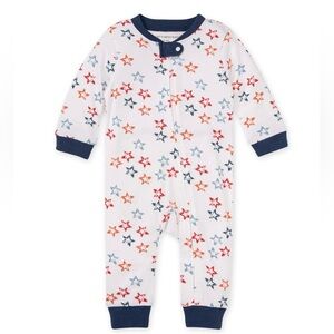 Burt’s Bees Baby 🇺🇸 Fourth of July Baby Footless Sleeper - 6-9M